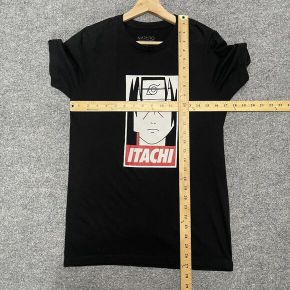 Naruto Shippuden Collection Itachi Uchiha Black Graphic T-Shirt Size S - Picture 5 of 5